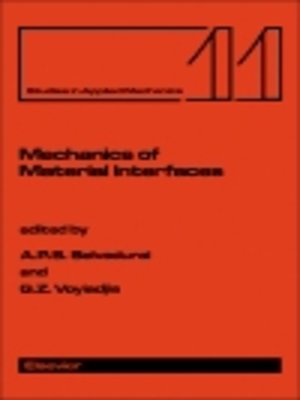 cover image of Mechanics of Material Interfaces